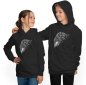 Preview: Hooded Sweater Hoodie Kids - Puppy Lying on Moon i260